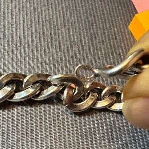 Men's Silver Chain Bracelet